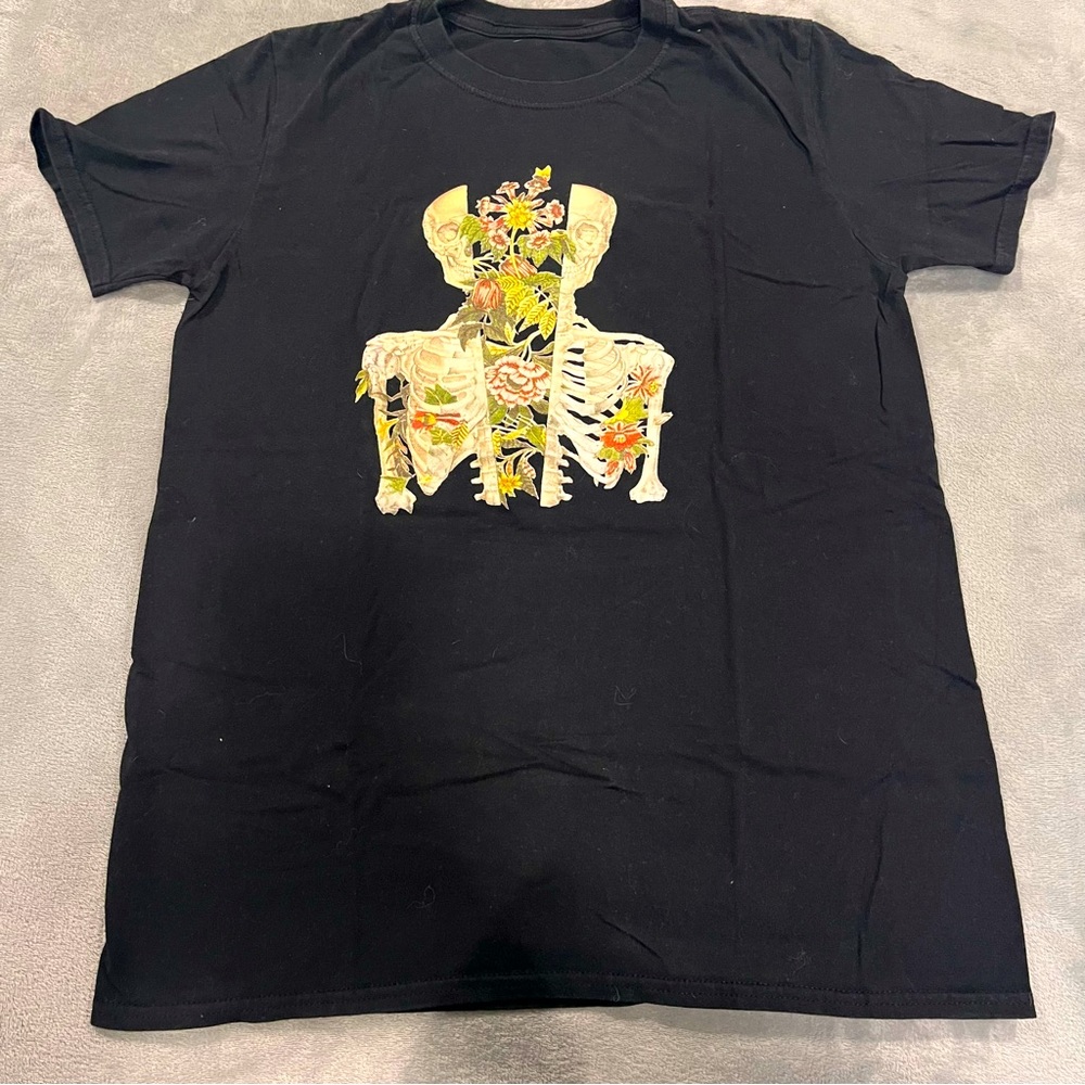 Skeleton Flower Tee